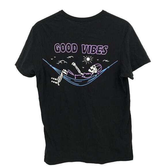 Call Your Mother Good Vibes Tee T-Shirt M Short Sleeve Crew Neck Cotton Pullover - Picture 2 of 5